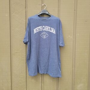 North Carolina USA Men's Heather Blue Tee